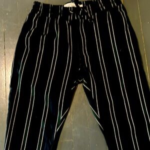 top man elastic waste stretch  skinny fit pin strip